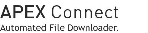 APEX Connect Automated File Downloader.